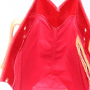 LOUIS VUITTON Monogram Vernis Reade MM Hand Bag Red Rouge M91086 LV Auth 141504-20