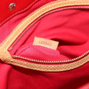 LOUIS VUITTON Monogram Vernis Reade MM Hand Bag Red Rouge M91086 LV Auth 141504-12