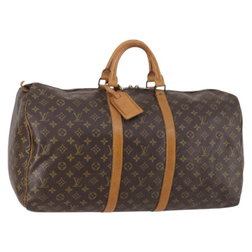 LOUIS VUITTON Monogram Keepall 55 Boston Bag M41424 LV Auth 141509