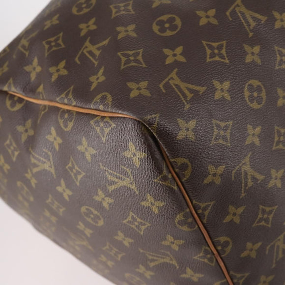 LOUIS VUITTON Monogram Keepall 55 Boston Bag M41424 LV Auth 141509
