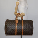 LOUIS VUITTON Monogram Keepall 55 Boston Bag M41424 LV Auth 141509-23