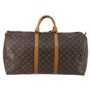 LOUIS VUITTON Monogram Keepall 55 Boston Bag M41424 LV Auth 141509-2
