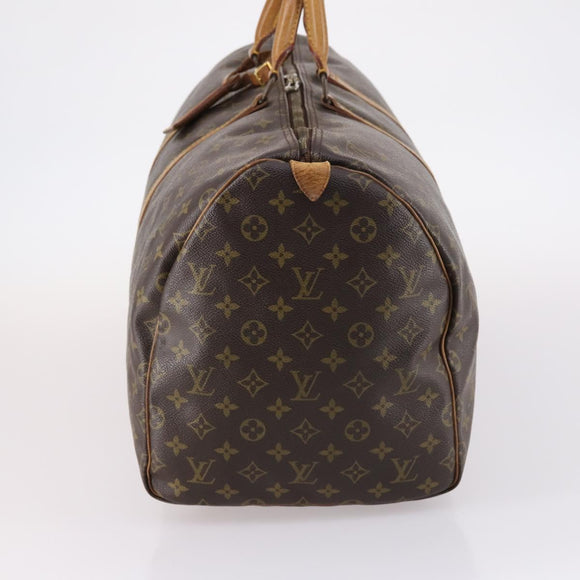 LOUIS VUITTON Monogram Keepall 55 Boston Bag M41424 LV Auth 141509
