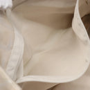 CHANEL New Travel line Hand Bag Nylon Beige Silver CC Auth 141510-20