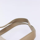 CHANEL New Travel line Hand Bag Nylon Beige Silver CC Auth 141510-8