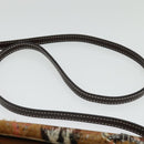 BURBERRY Nova Check Blue Label Shoulder Bag Canvas Brown Silver Auth 141511-8