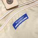 BURBERRY Nova Check Blue Label Tote Bag Canvas Navy Silver Auth 141512-11