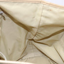 BURBERRY Nova Check Blue Label Tote Bag Canvas Navy Silver Auth 141512-17