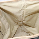 BURBERRY Nova Check Blue Label Tote Bag Canvas Navy Silver Auth 141512-18