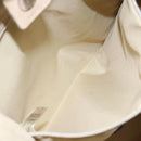 BURBERRY Nova Check Blue Label Tote Bag Canvas Navy Silver Auth 141512-19