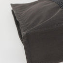 HERMES Her Line MM Hand Bag Canvas Gray Silver Auth 141514-14