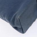 HERMES Trocha Horizontal Zonal MM Tote Bag Canvas Blue Silver Auth 141515-13