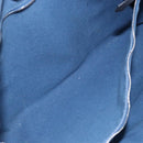 HERMES Trocha Horizontal Zonal MM Tote Bag Canvas Blue Silver Auth 141515-18