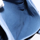 HERMES Trocha Horizontal Zonal MM Tote Bag Canvas Blue Silver Auth 141515-19