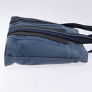 HERMES Trocha Horizontal Zonal MM Tote Bag Canvas Blue Silver Auth 141515-4