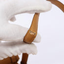 PRADA Shoulder Bag Nylon Orange Gold Auth 141517-8