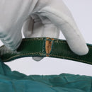 PRADA Shoulder Bag Nylon Blue Gold Auth 141518-9