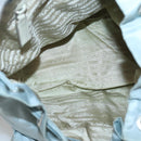 PRADA Backpack Nylon Light Blue Silver Auth 141519-11