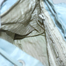 PRADA Backpack Nylon Light Blue Silver Auth 141519-23