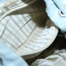 PRADA Backpack Nylon Light Blue Silver Auth 141519-24