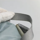 PRADA Backpack Nylon Light Blue Silver Auth 141519-14