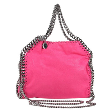 Stella MacCartney Chain Mini Falabella Bag Leather 2way Pink 371223 Auth 141523