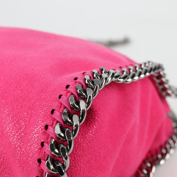 Stella McCartney Chain Mini Falabella Tasche Leder 2-Wege Pink 371223 Auth 141523