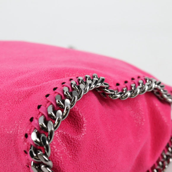 Stella McCartney Chain Mini Falabella Tasche Leder 2-Wege Pink 371223 Auth 141523