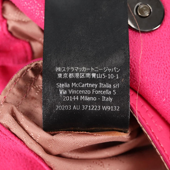 Stella McCartney Chain Mini Falabella Tasche Leder 2-Wege Pink 371223 Auth 141523