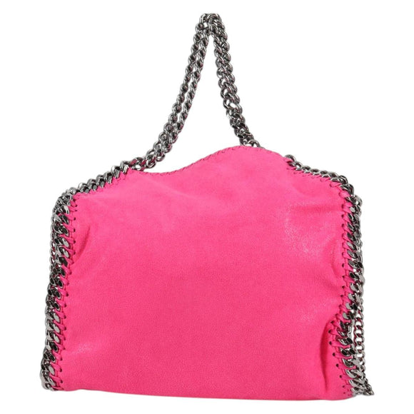 Stella McCartney Chain Mini Falabella Tasche Leder 2-Wege Pink 371223 Auth 141523