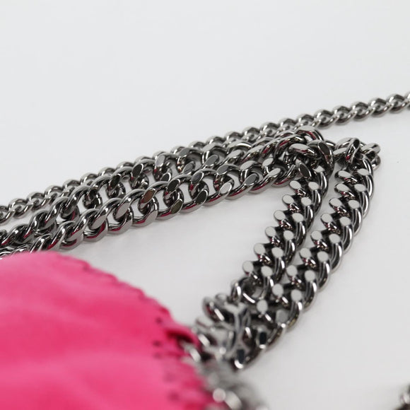 Stella MacCartney Chain Mini Falabella Bag Leather 2way Pink 371223 Auth 141523