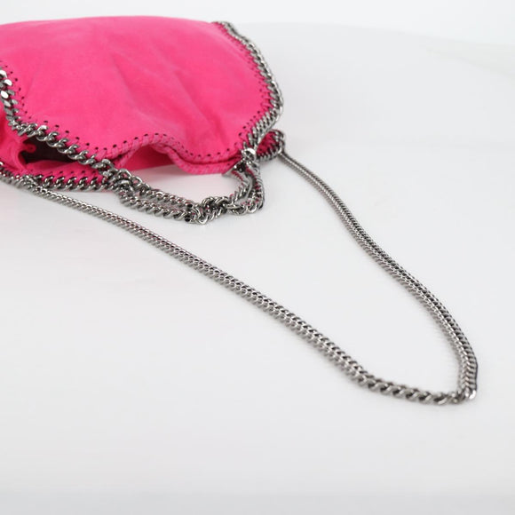 Stella McCartney Chain Mini Falabella Tasche Leder 2-Wege Pink 371223 Auth 141523