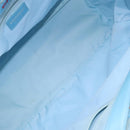 CHANEL New Travel Line Tote Bag Nylon Light Blue Silver CC Auth 141526-15