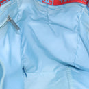 CHANEL New Travel Line Tote Bag Nylon Light Blue Silver CC Auth 141526-17