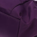 Salvatore Ferragamo Vala Shoulder Bag Nylon Purple Gold Auth 141527-12