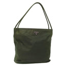 PRADA Shoulder Bag Nylon Green Auth 141528-1