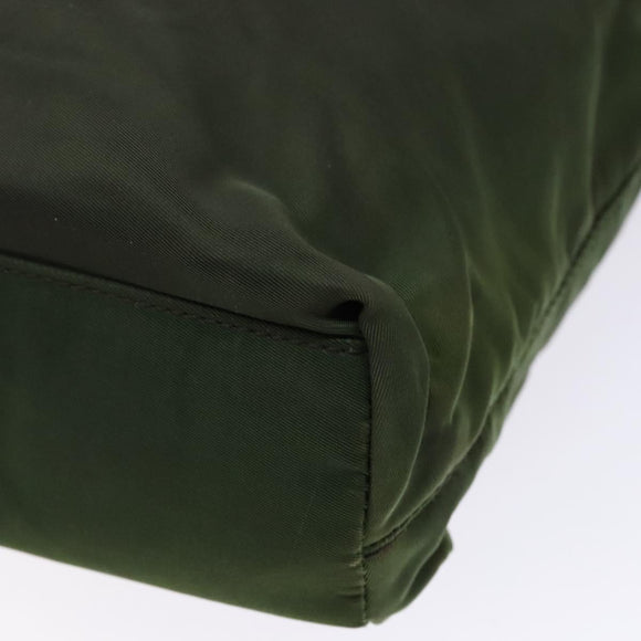 PRADA Shoulder Bag Nylon Green Auth 141528