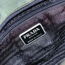 PRADA Shoulder Bag Nylon Green Auth 141528-10