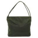 PRADA Shoulder Bag Nylon Green Auth 141528-2