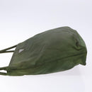 PRADA Shoulder Bag Nylon Green Auth 141528-4