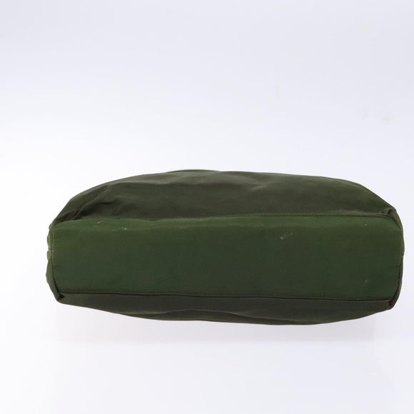 PRADA Shoulder Bag Nylon Green Auth 141528