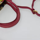 PRADA Hand Bag Nylon 2way White Gold Auth 141530-6