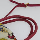 PRADA Hand Bag Nylon 2way White Gold Auth 141530-15