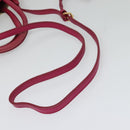 PRADA Hand Bag Nylon 2way White Gold Auth 141530-7