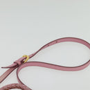 PRADA Hand Bag Nylon 2way Pink Gold Auth 141531-10