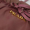 PRADA Hand Bag Nylon 2way Pink Gold Auth 141531-16