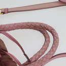 PRADA Hand Bag Nylon 2way Pink Gold Auth 141531-8