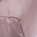PRADA Boston Bag Nylon Pink Silver Auth 141532-14