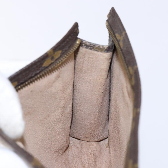 LOUIS VUITTON Monogram Poche Toilette 19 Pouch M47544 LV Auth 141539