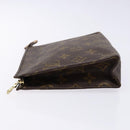 LOUIS VUITTON Monogram Poche Toilette 19 Pouch M47544 LV Auth 141539-4